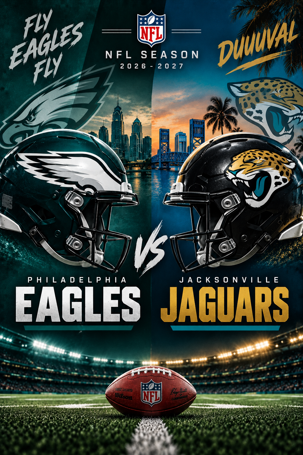 Poster of Eagles v Jaguars